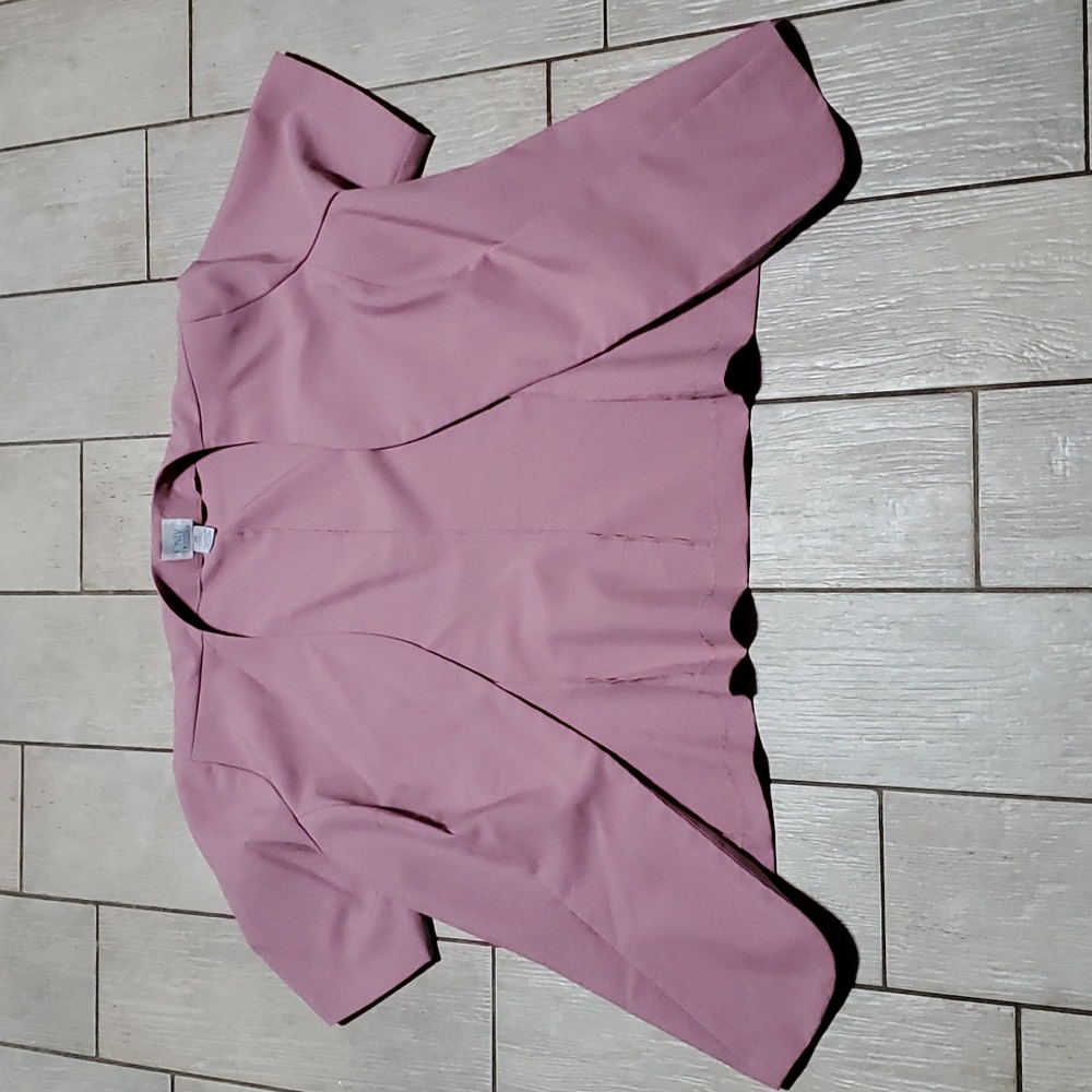 Only Necessities Women's 18W Dusty Pink dress jacket